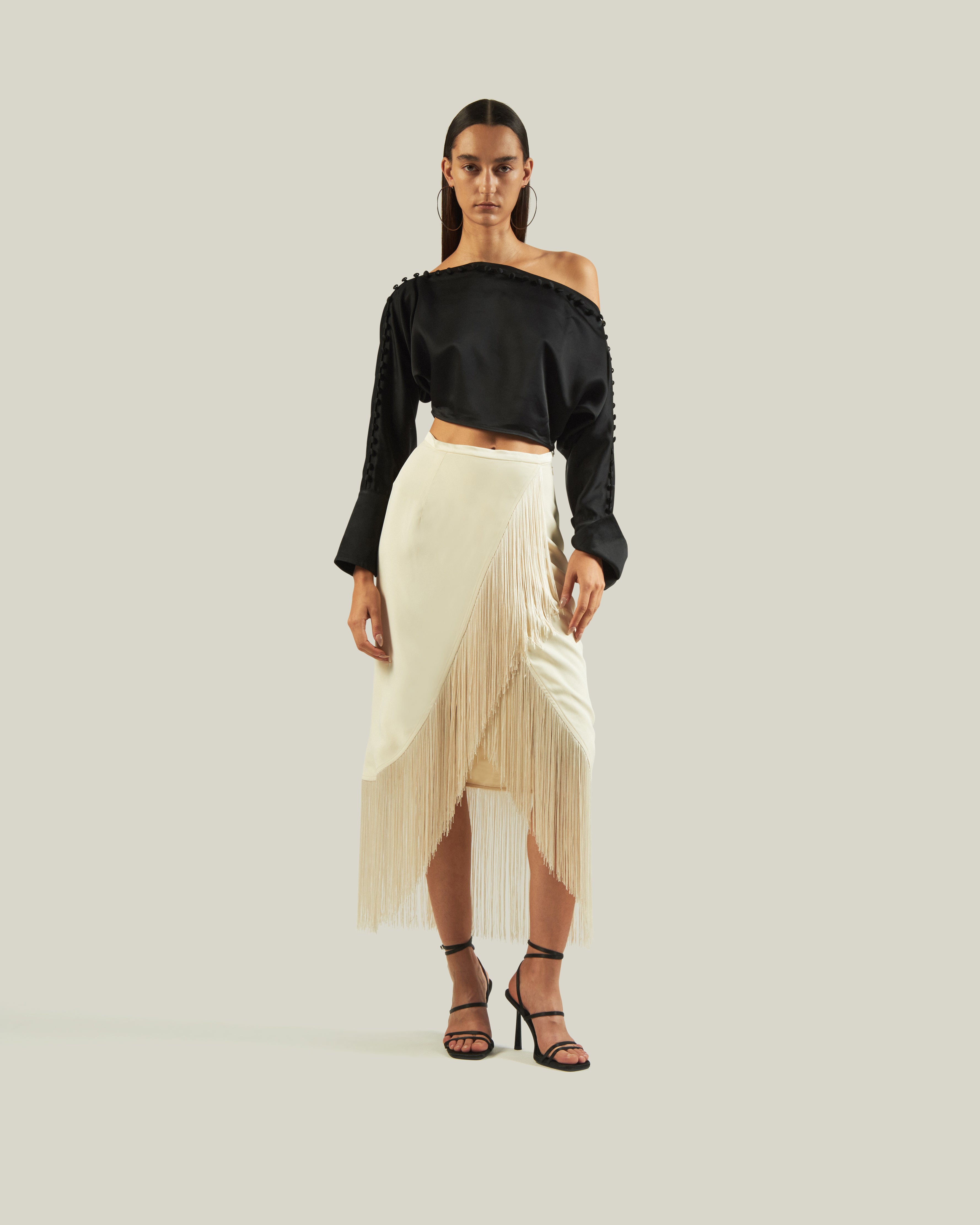 EVA PAREO SKIRT MINK