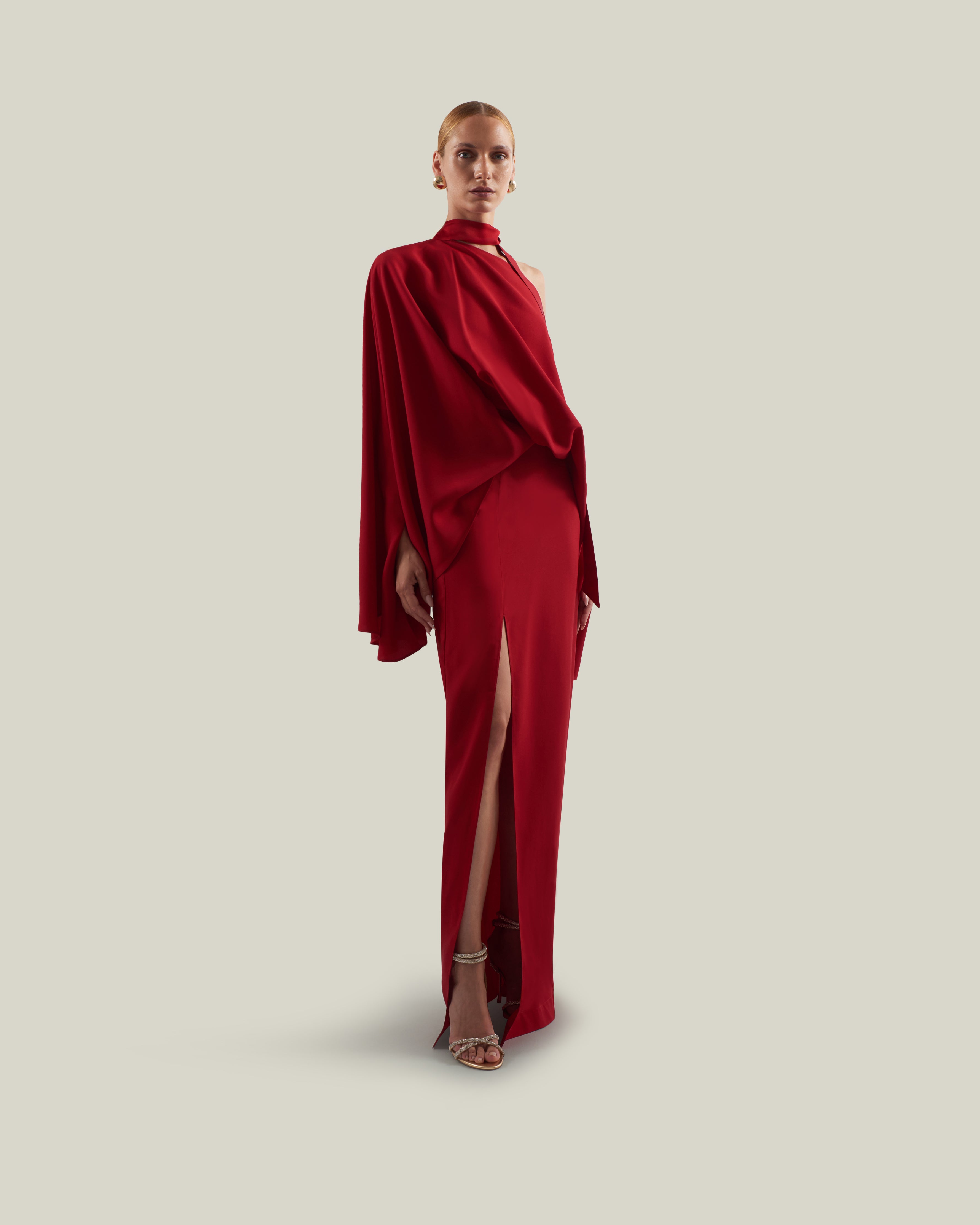 taller marmo dress Looks that are sure to ruffle a few feathers Outfit details: Taller Marmo Ubud Feather Trimmed Silk Maxi