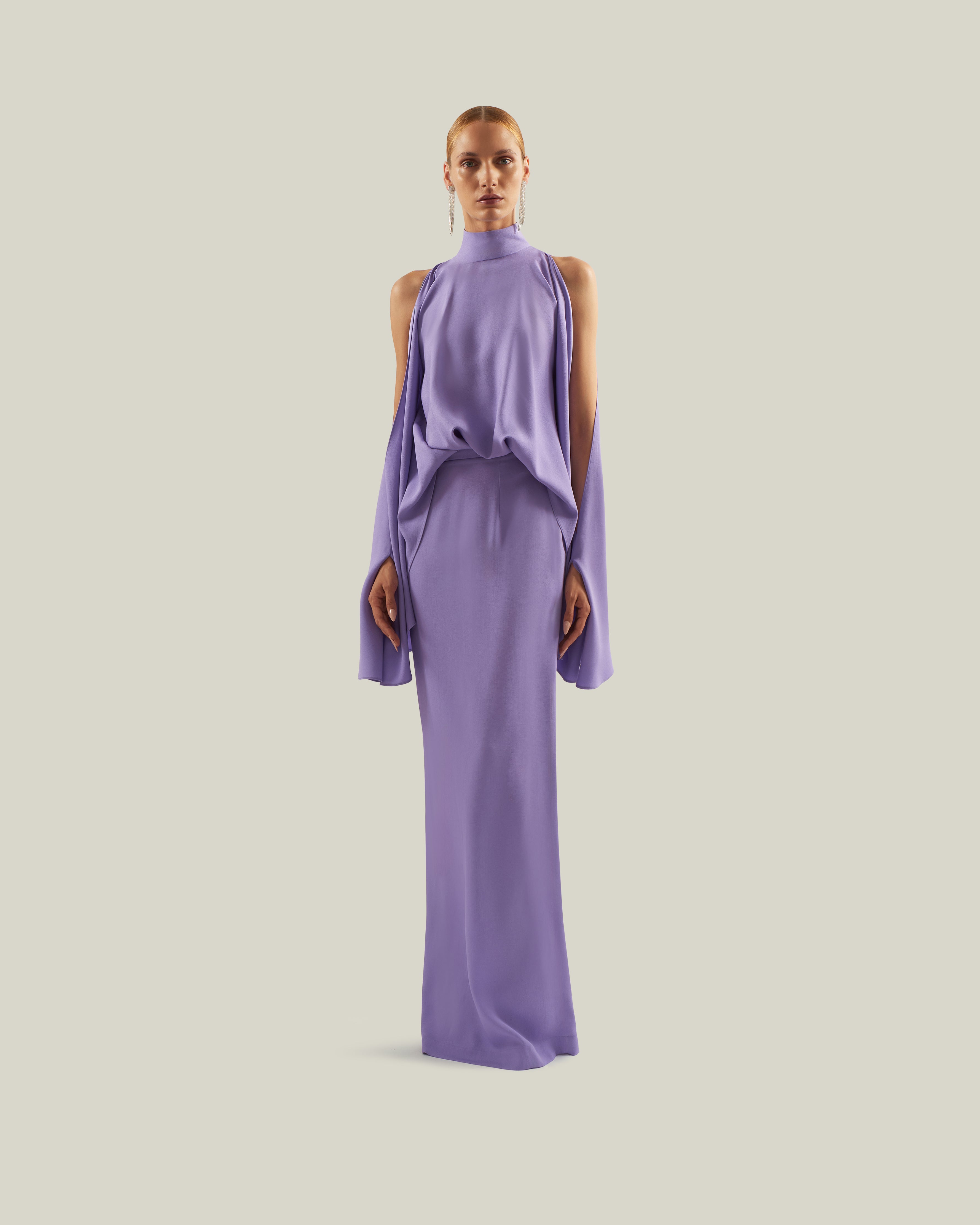 Taller Marmo | Bacall Dress in Lavender | Female