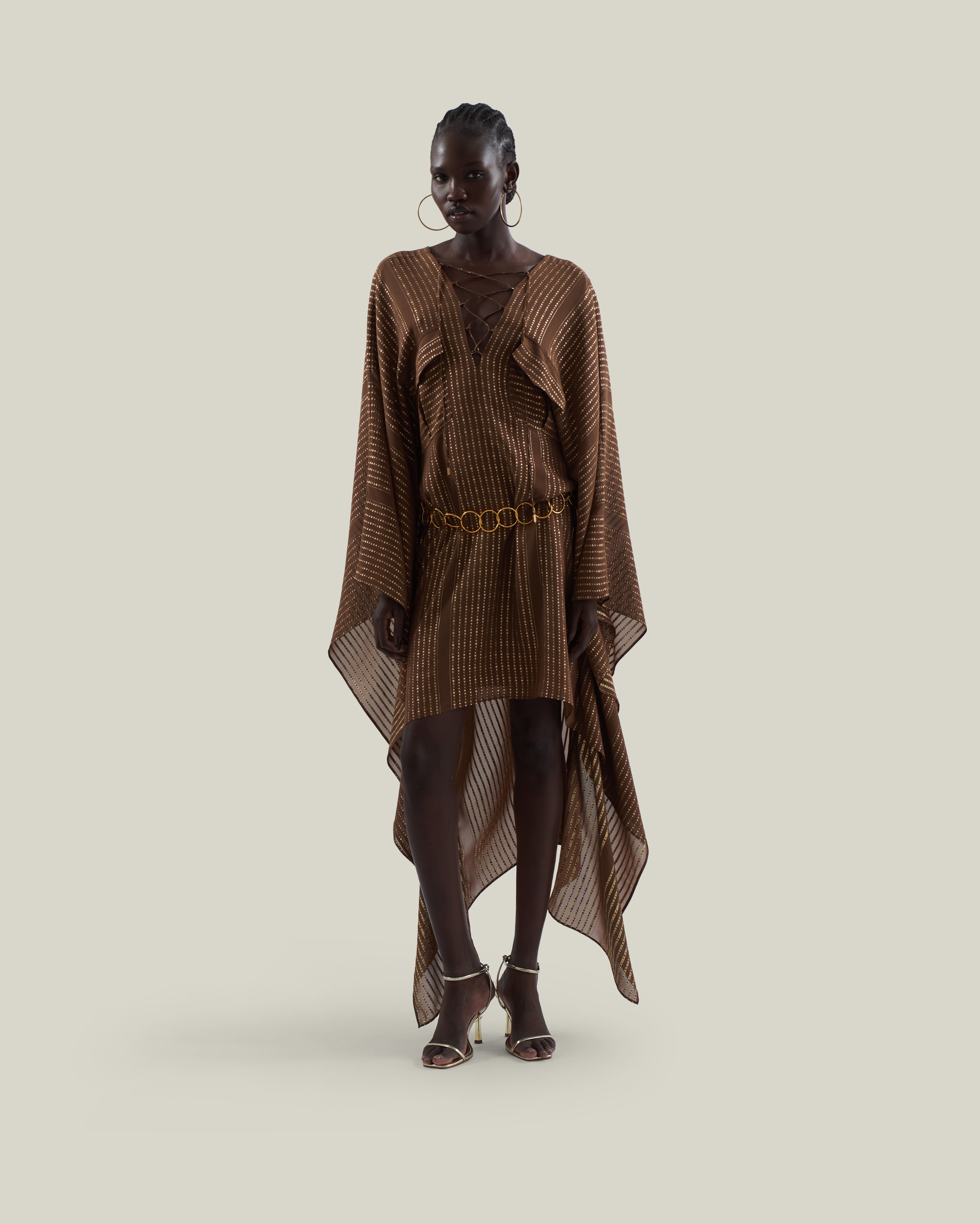 Mojave Linen Kaftan in Camel – Taller Marmo Boutique