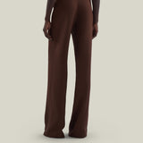 Marlene Pants in Cocoa - Crepe cady palazzo pants