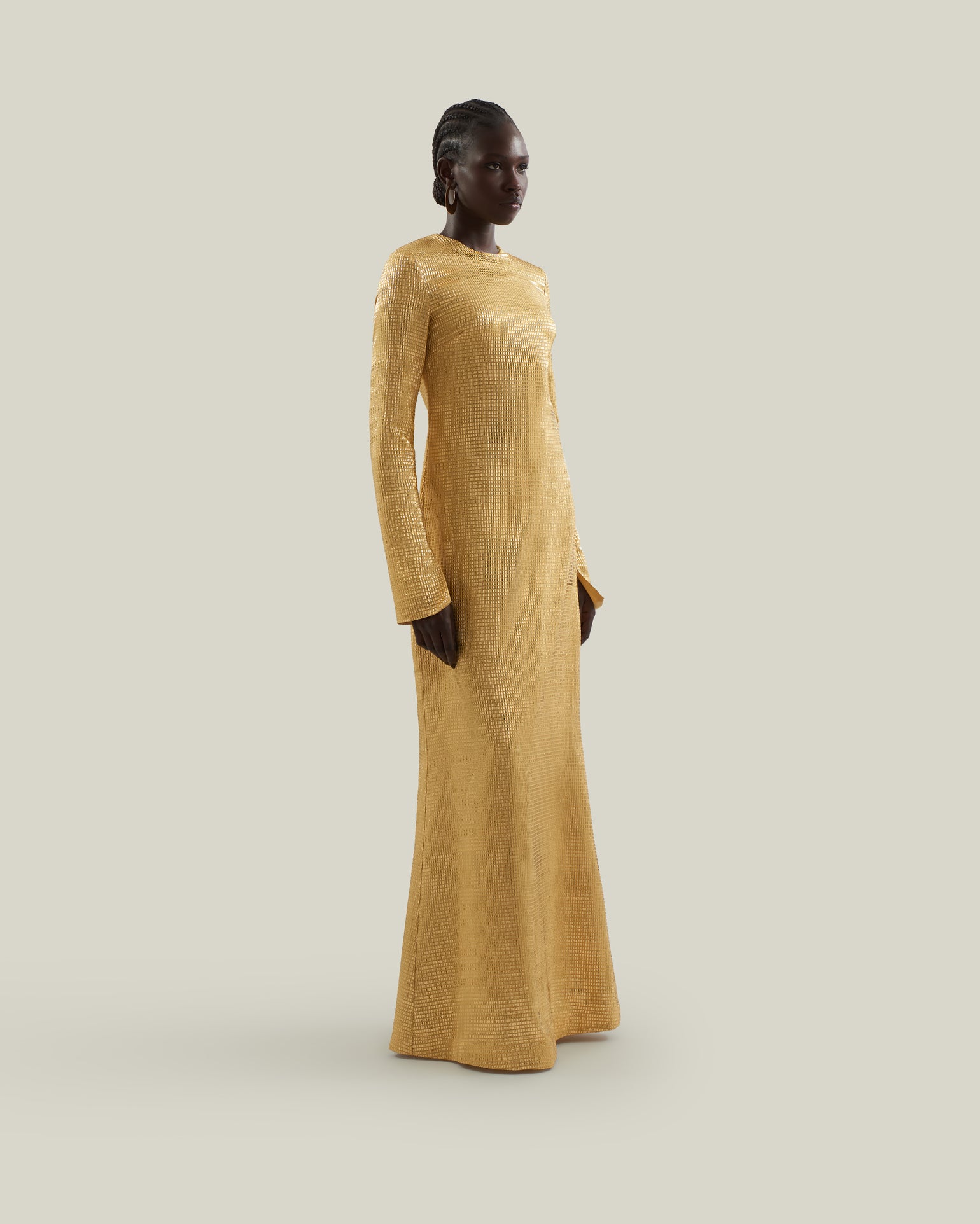 Sonora Dress in Antique Gold
