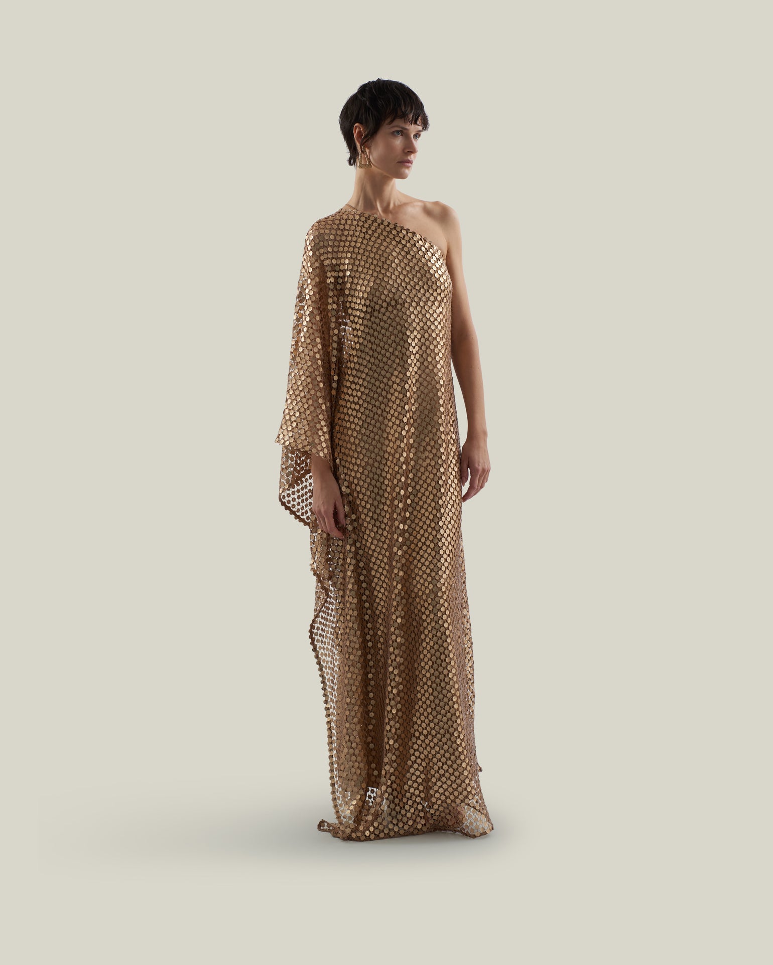Taller Marmo | Le Dune Dress in Brass | Female