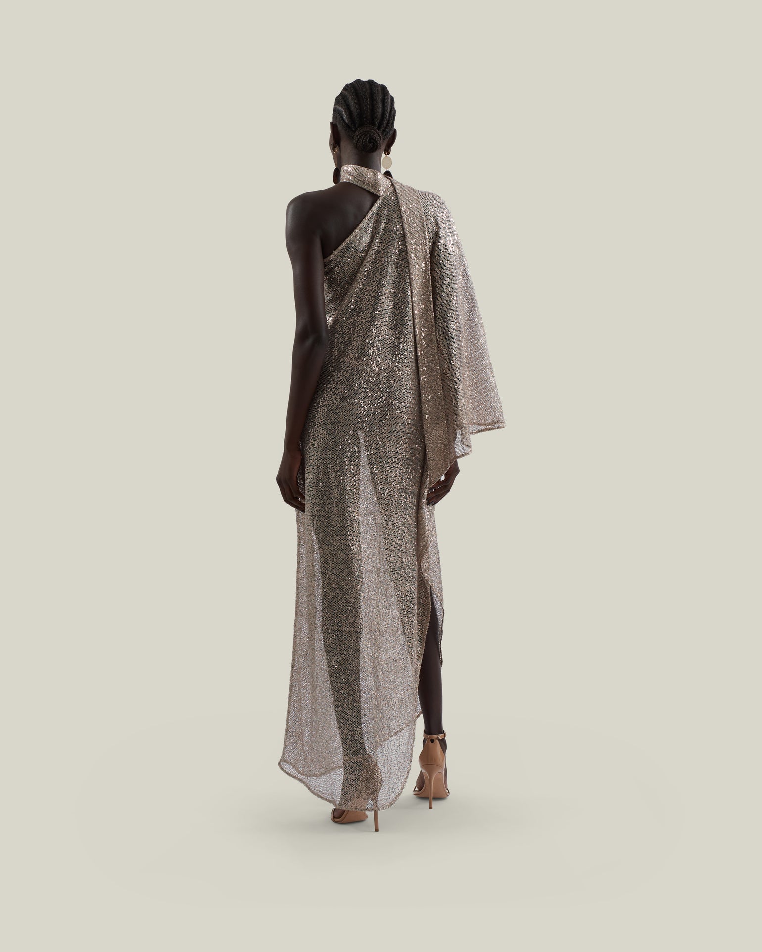 Taller Marmo | Ubud Disco Dress in White Sand | Female