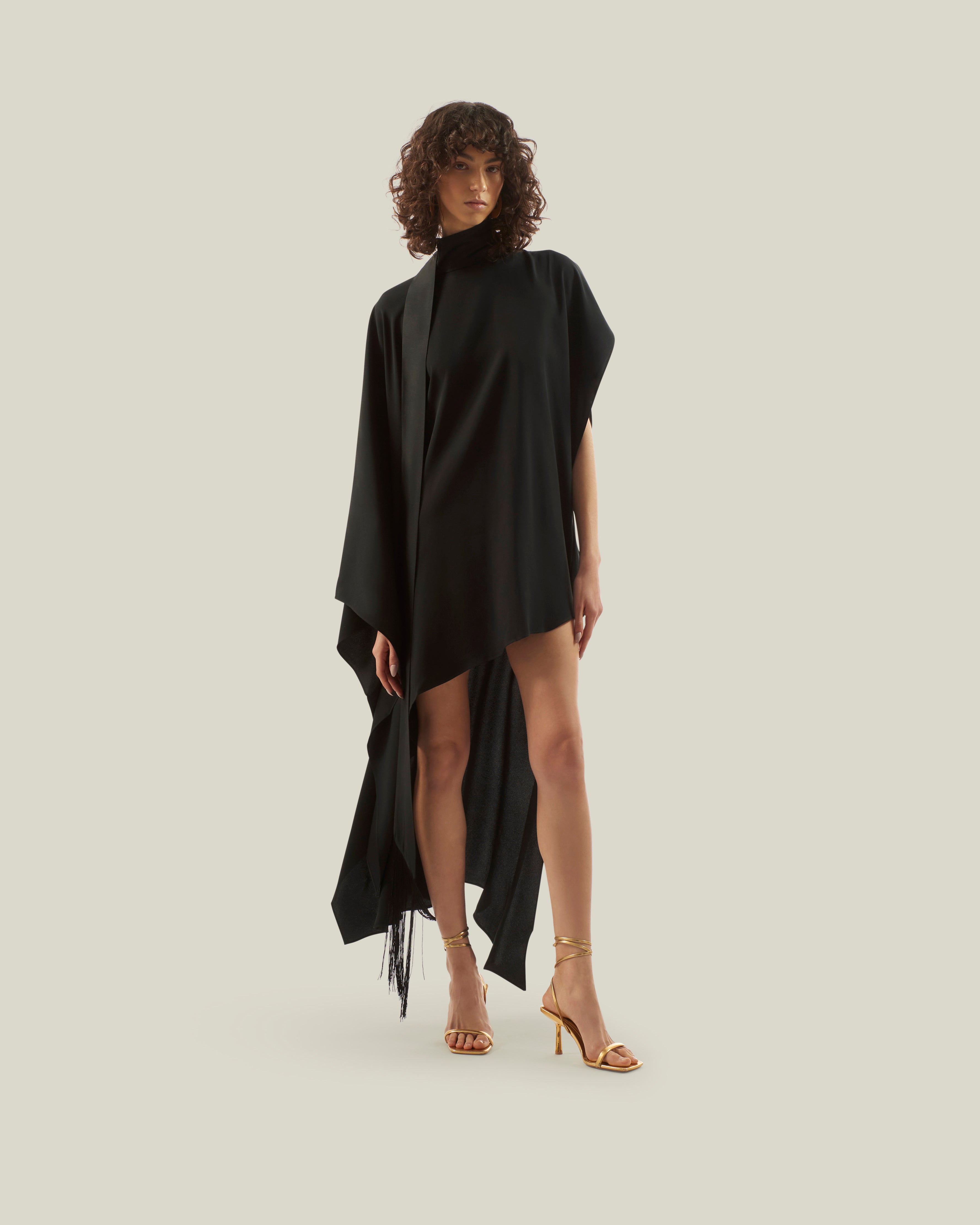 taller marmo short dress Mini Bacall Dress in Latte
