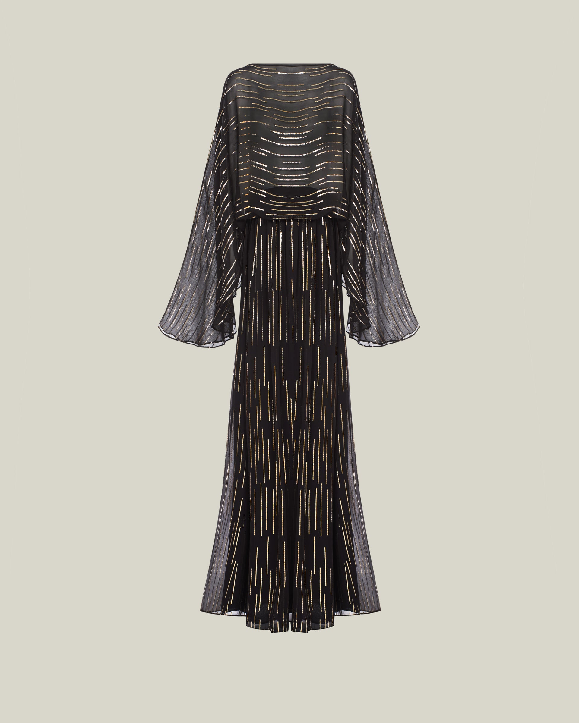 Tribeca Dress in Black & Gold – Taller Marmo Boutique