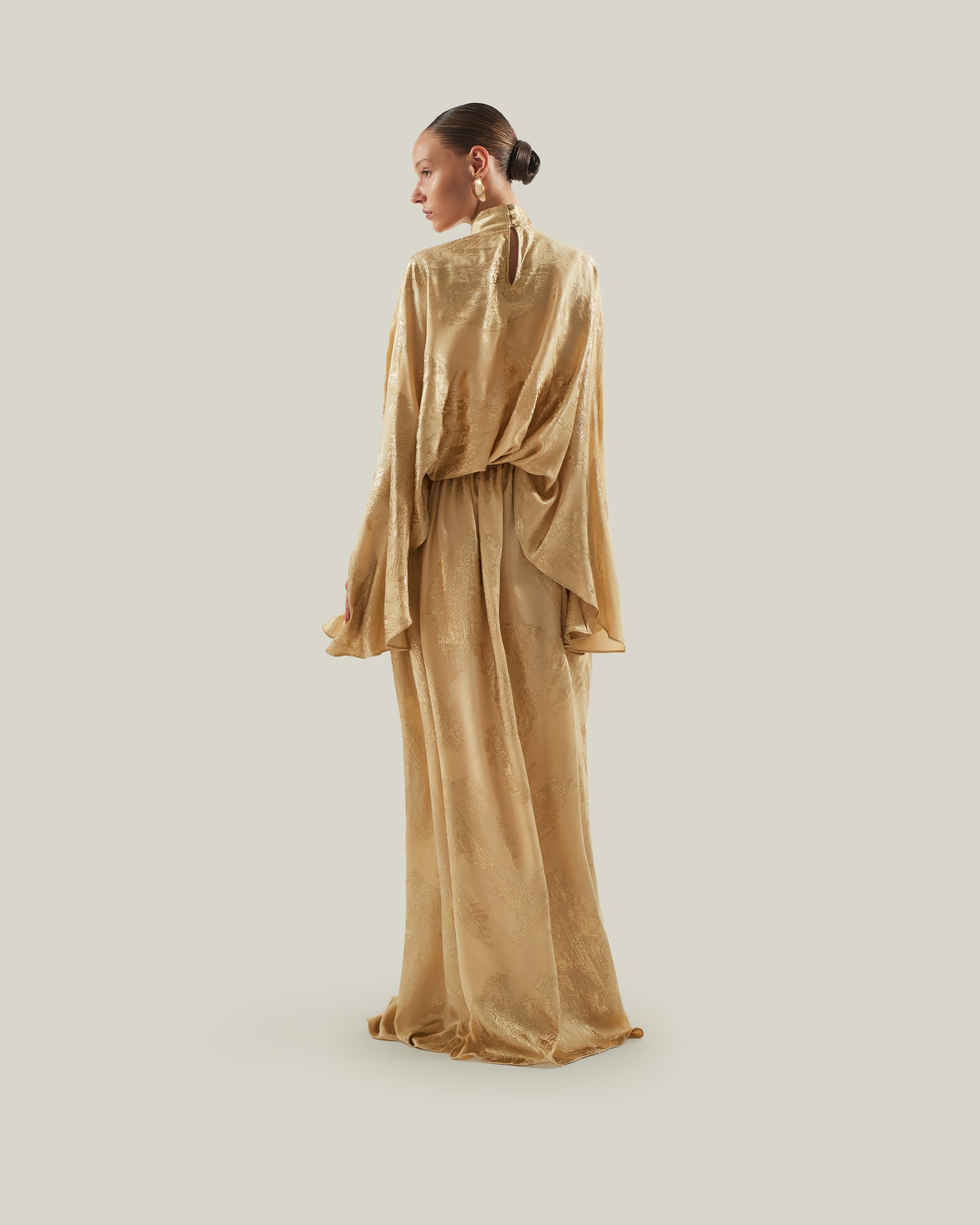 taller marmo gold dress Taller Marmo Nina Flapper Fringed Sequin-embellished Mesh Halterneck Midi Dress - Women - Gold Dresses