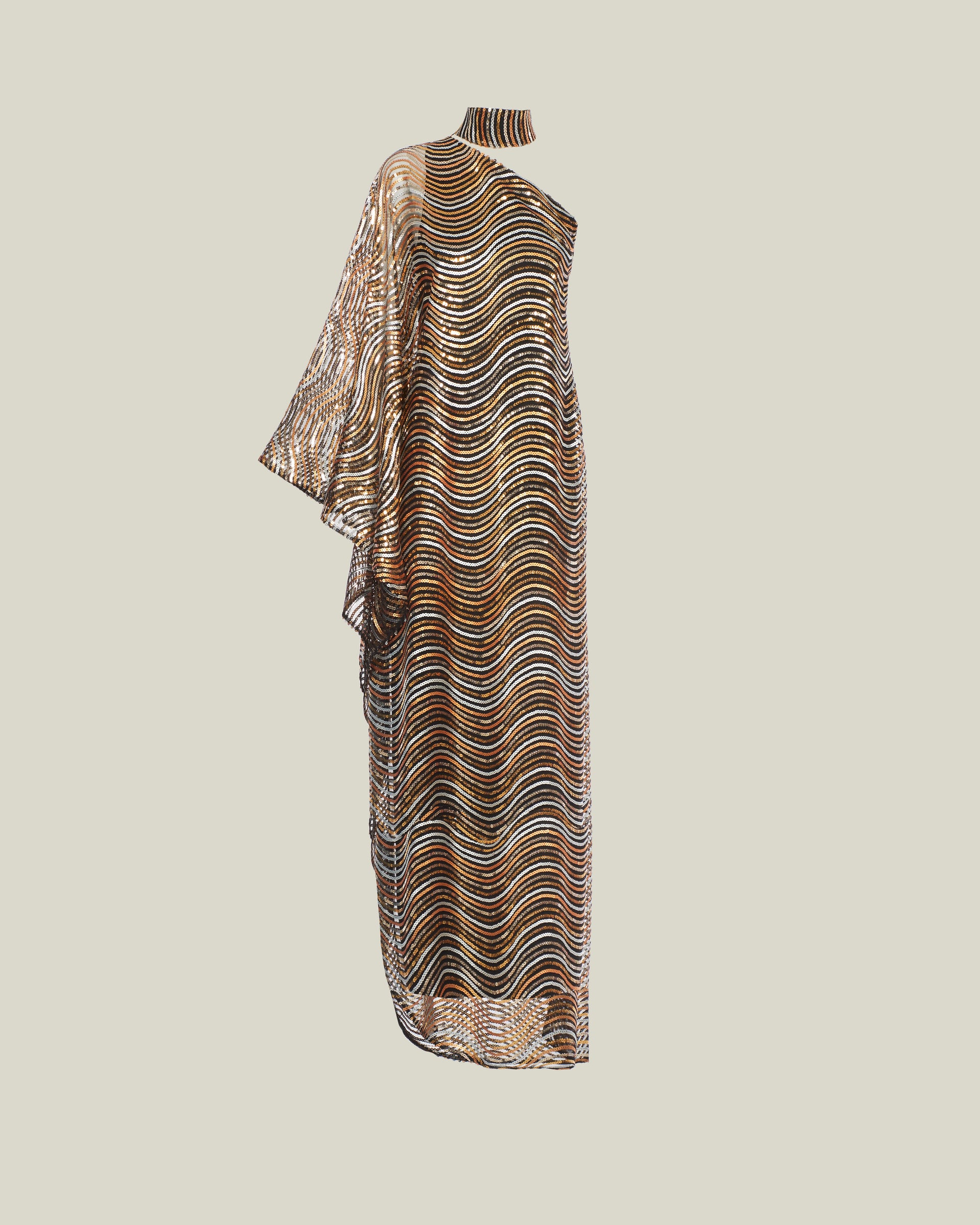 taller marmo gold dress Taller Marmo | Sphinx Kaftan in Gold | Female