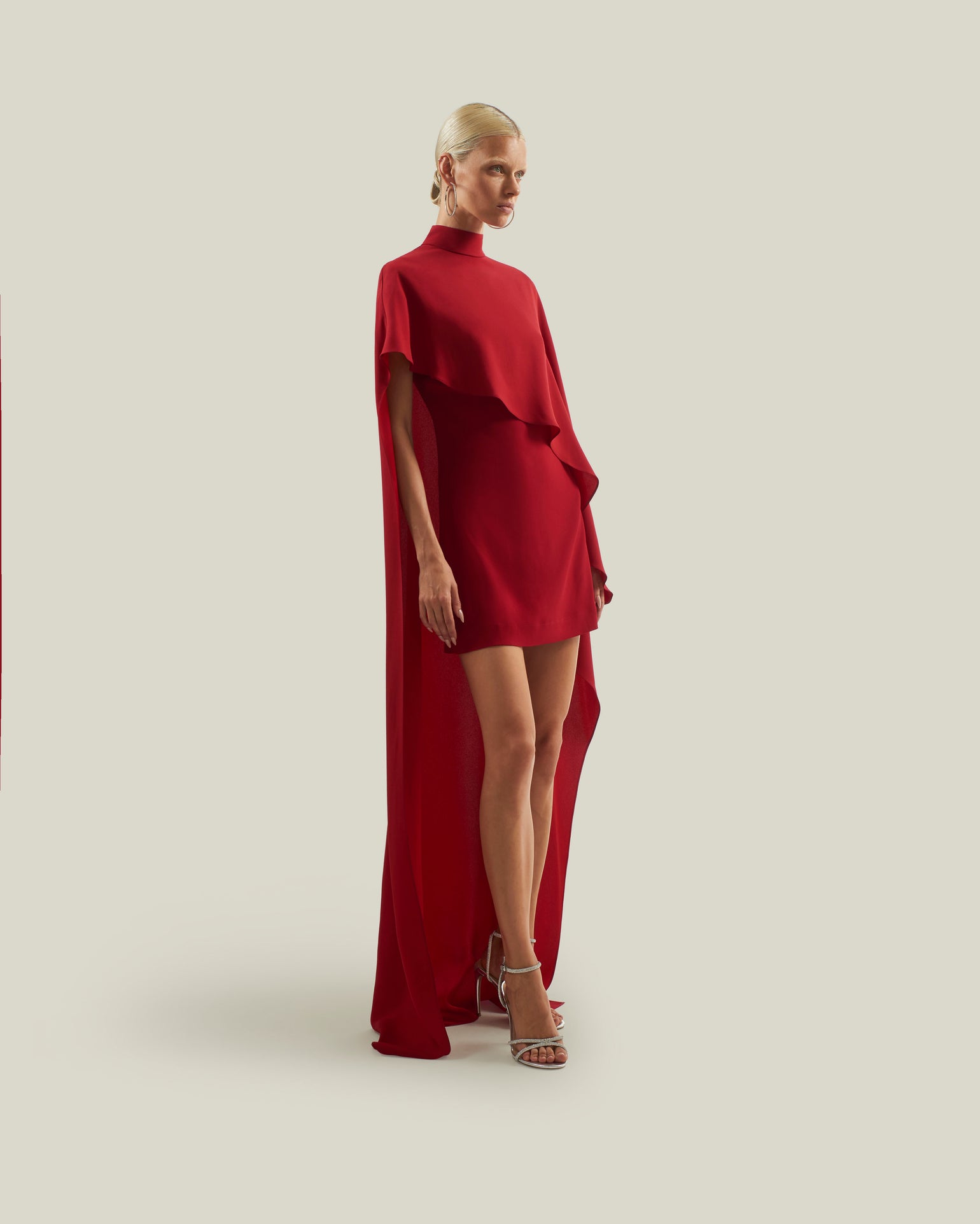 Taller Marmo | Mini Carrington Dress in Ruby | Female Taller Marmo | Mini Carrington Dress in Ruby | Female