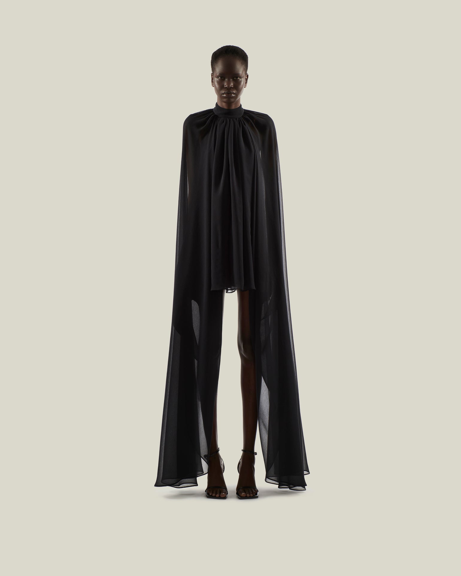 black cape mini dress Black Mini Dress - Cape Sleeve Mini Dress - Bodycon Mini Dress