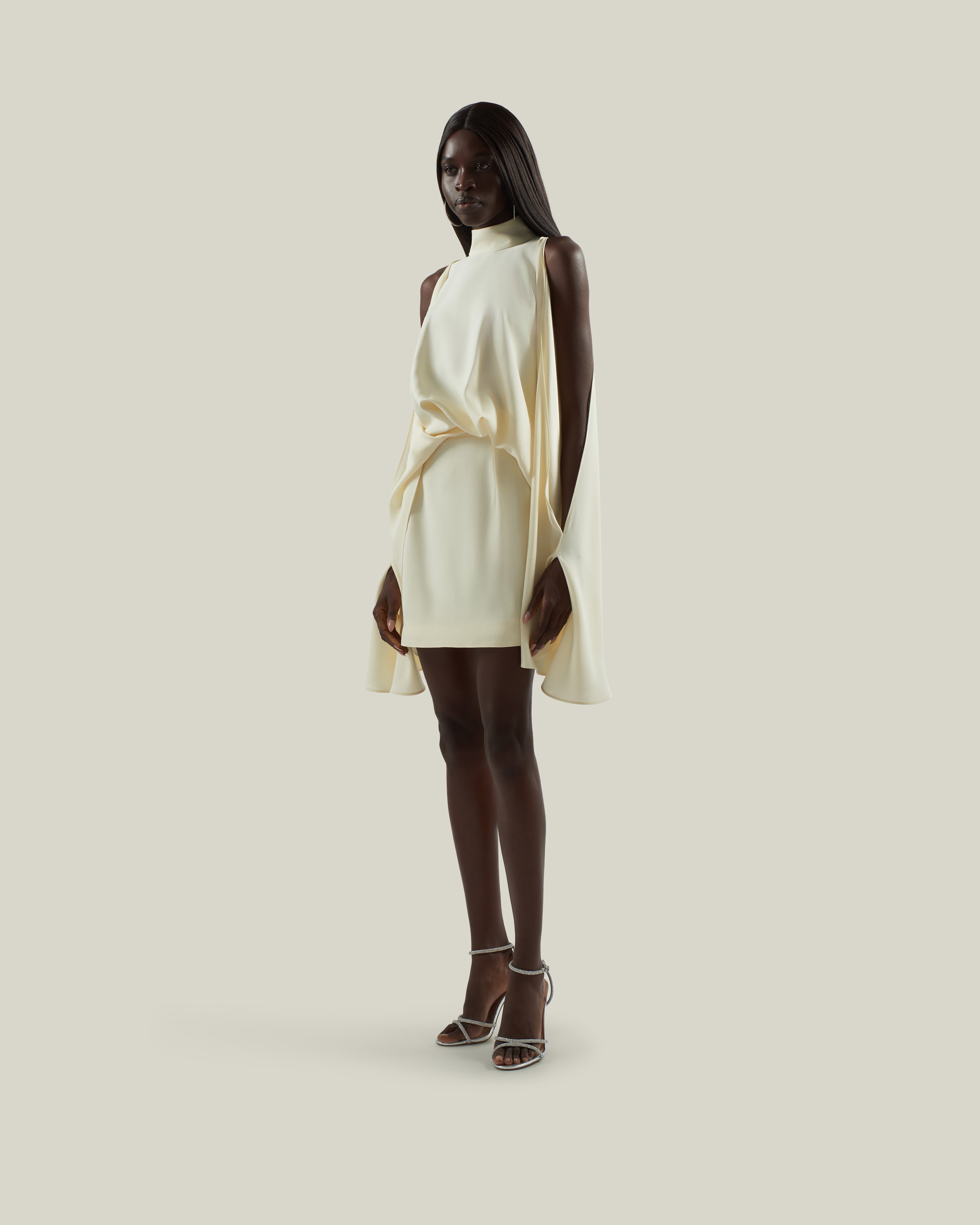 Mini Bacall Dress in Latte – Taller Marmo Boutique