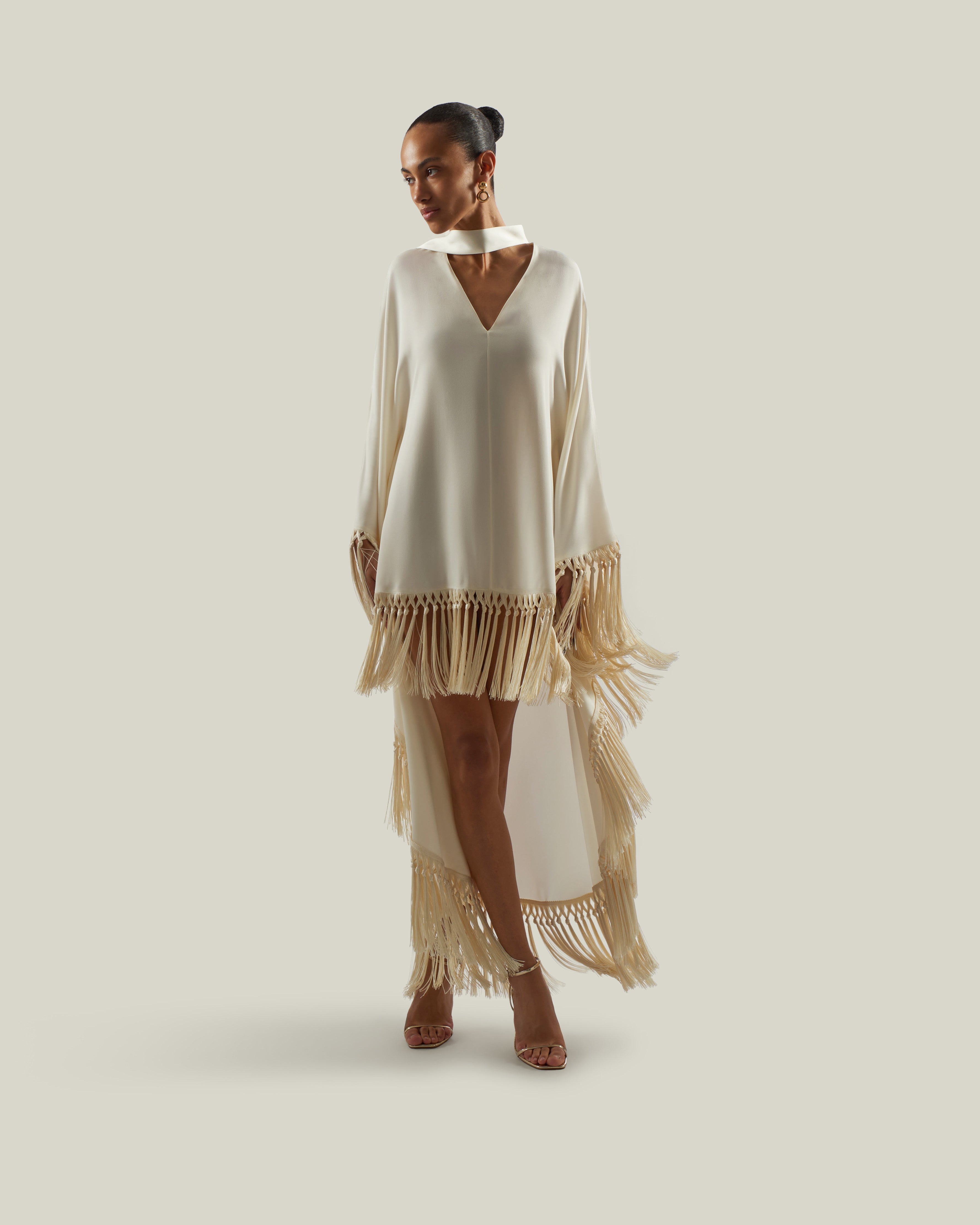 Mrs Ross Kaftan in Black – Taller Marmo Boutique