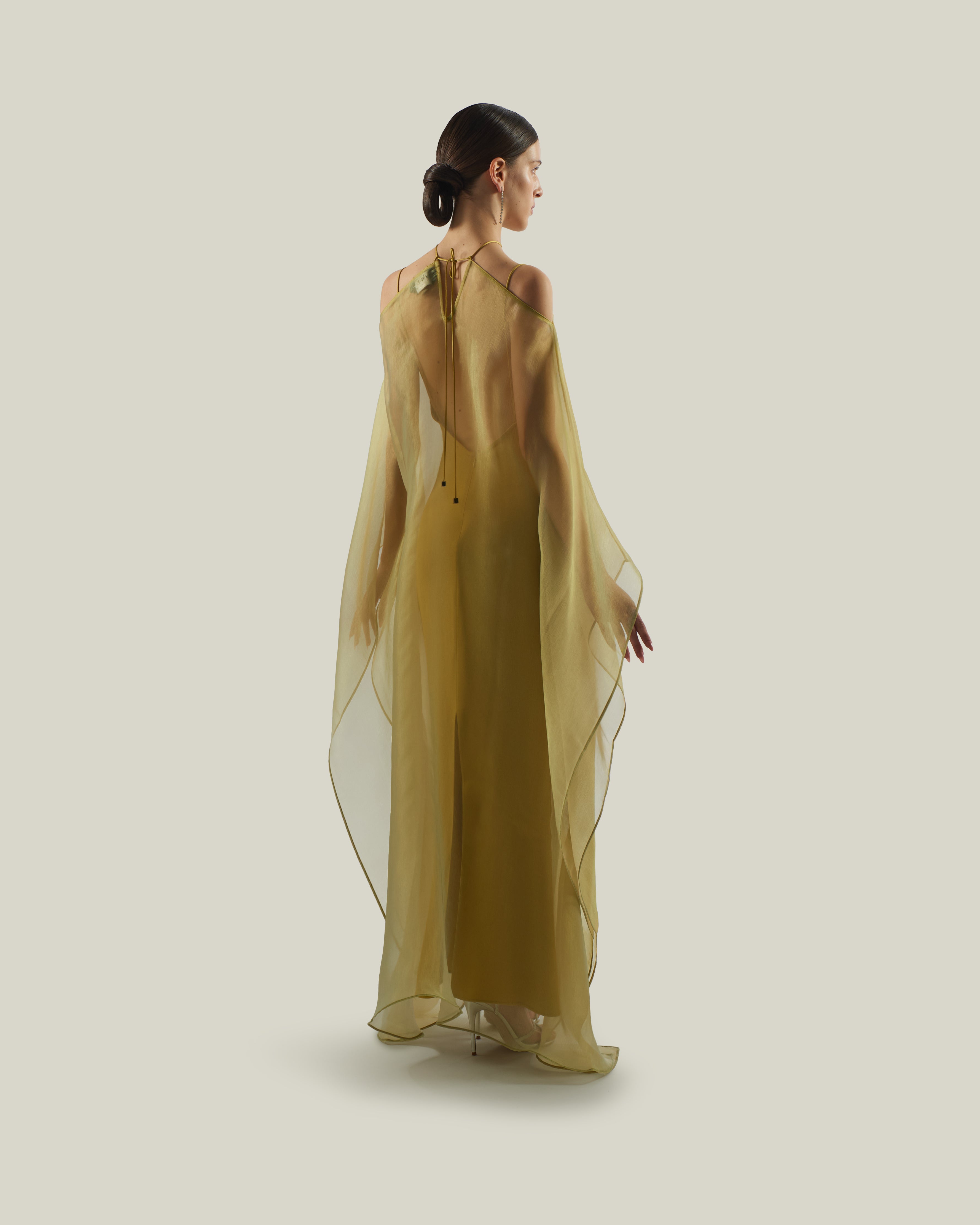 Sza Sza Spirito Kaftan in Gold Kiwi – Taller Marmo Boutique