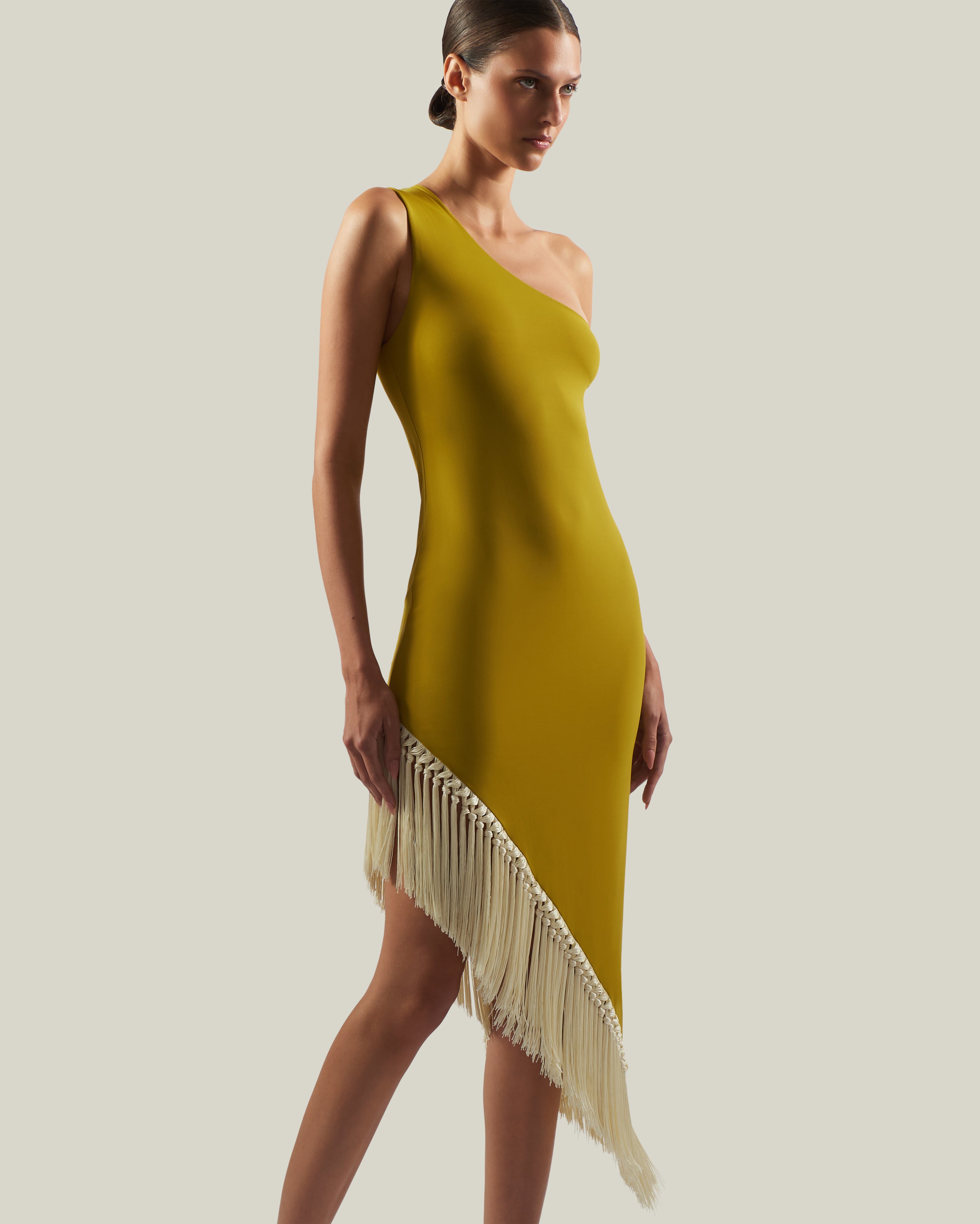 taller marmo gold dress Taller Marmo | Sphinx Kaftan in Gold | Female