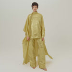 Marlene Sunrise Pants in Antique Gold - Tree-dimensional lurex fil coupè palazzo pants