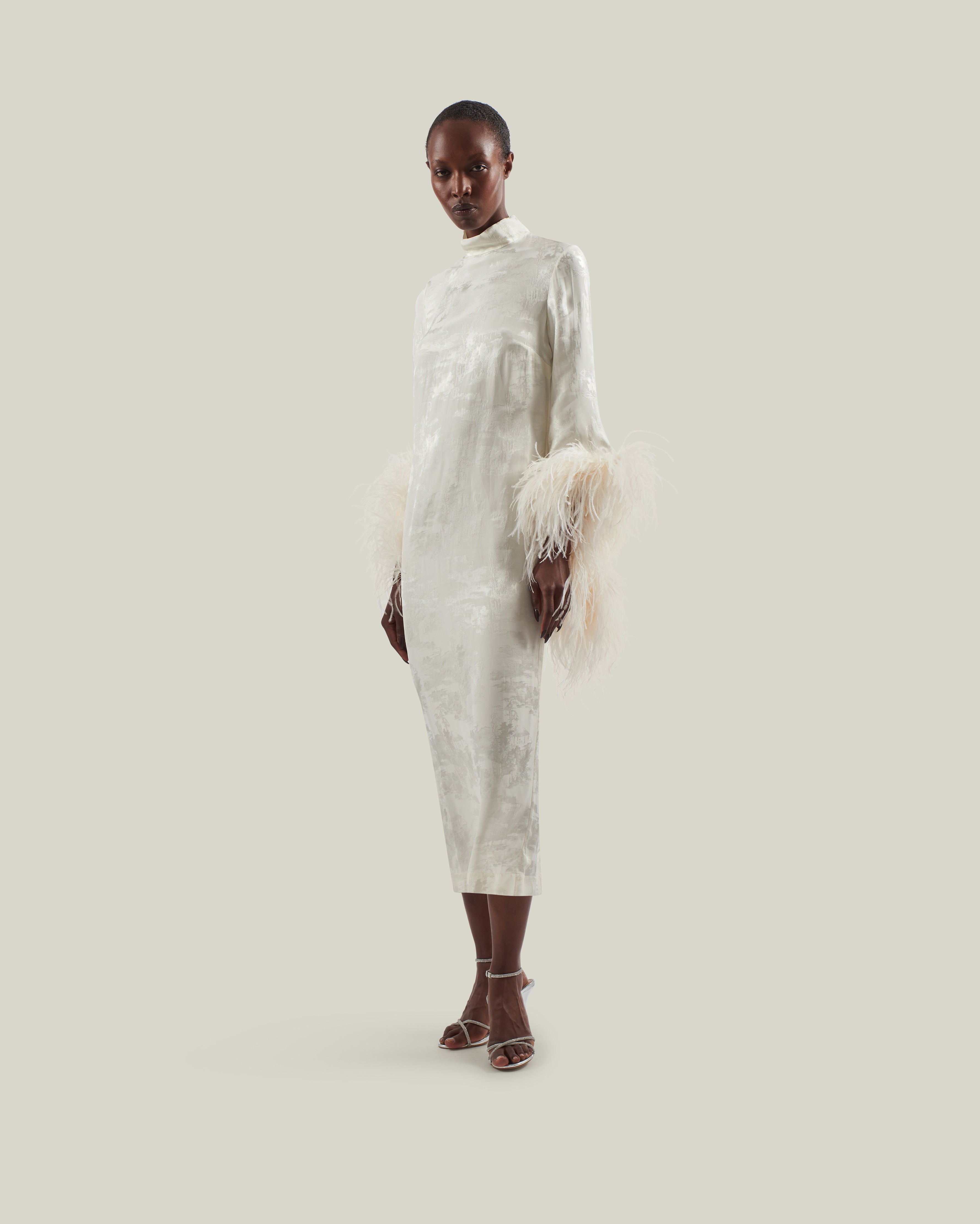 Del Rio Toile Dress in Latte – Taller Marmo Boutique